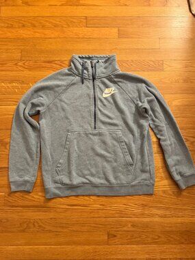 Nike Blue Zip Up Sweatshirt
